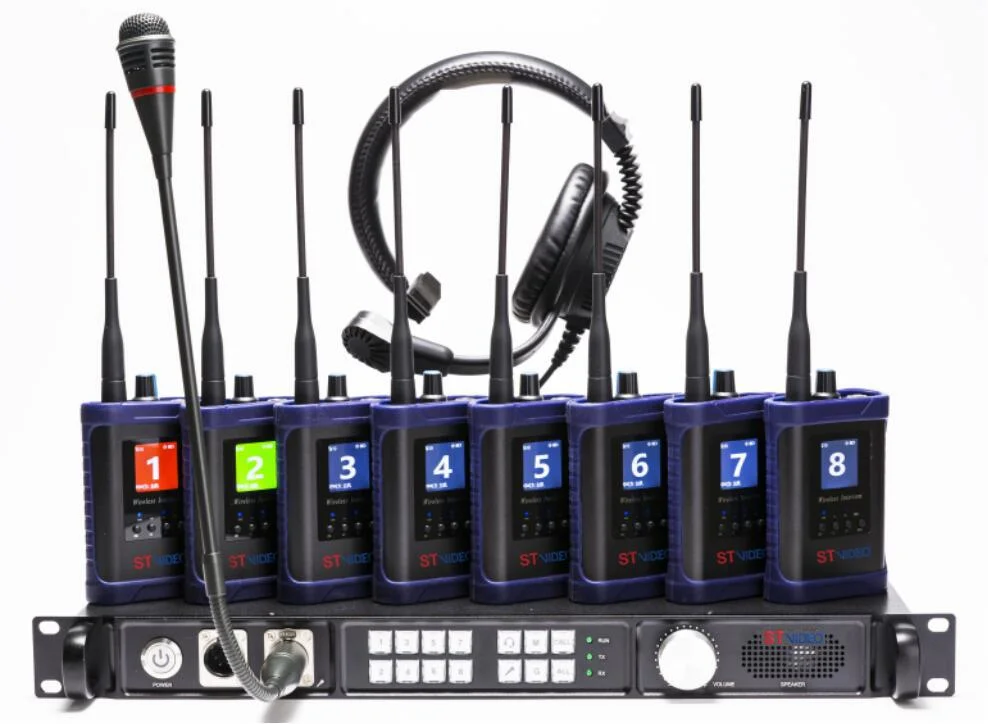 St-Video Wireless Intercom System Stw-BS1008 (With Tally)